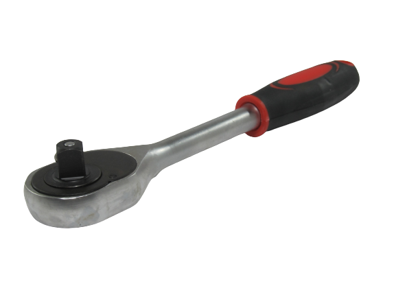 Вороток трещотка 1/2" INTERTOOL 24 зуба, длина 250мм, CrV, с храповым механизмом (34011) - Фото 1 Вороток трещотка 1/2" INTERTOOL 24 зуба, длина 250мм, CrV, с храповым механизмом (34011) - изображение 1