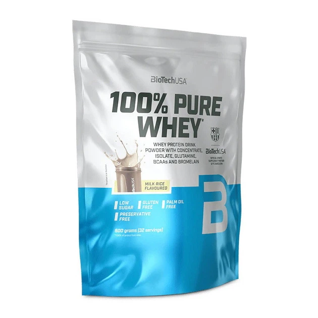 Сироватковий протеїн BioTech 100% Pure Whey 900 г малиновий чізкейк - Фото 1 Сироватковий протеїн BioTech 100% Pure Whey 900 г малиновий чізкейк - зображення 1