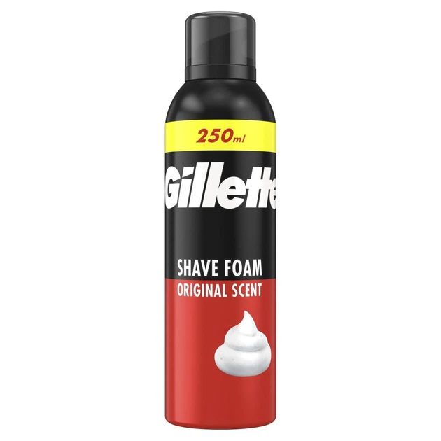 Піна для гоління Gillette Classic Original 250 мл (8006530159203) - Фото 1 Піна для гоління Gillette Classic Original 250 мл (8006530159203) - изображение 1