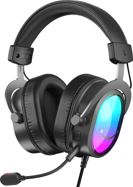 Наушники Fifine H16 7.1 RGB Black - Фото 2 Наушники Fifine H16 7.1 RGB Black - изображение 2