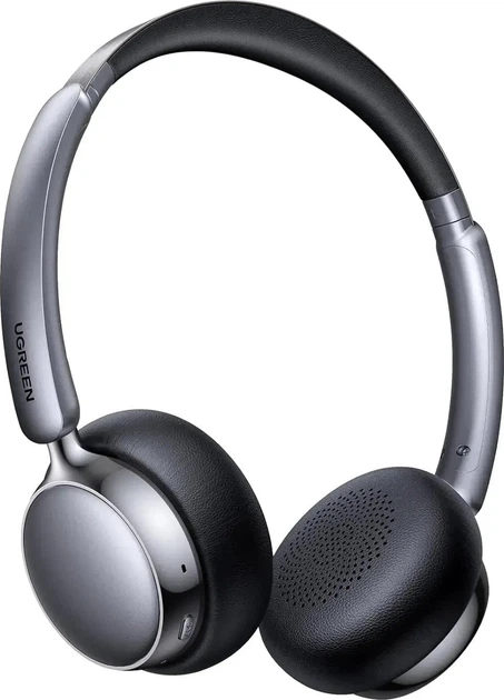 Навушники Ugreen HP207 Studio Plus Active Noise Cancelling Bluetooth 6.0 Over-ear Matte Black (UGR-75630) - зображення 2