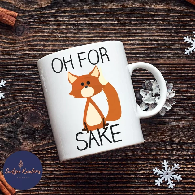 Чашка Oh For Fox Sake с лисичкой как у Доктора Стрэнджа 330 мл Белая - Фото 3 Чашка Oh For Fox Sake с лисичкой как у Доктора Стрэнджа 330 мл Белая - изображение 3
