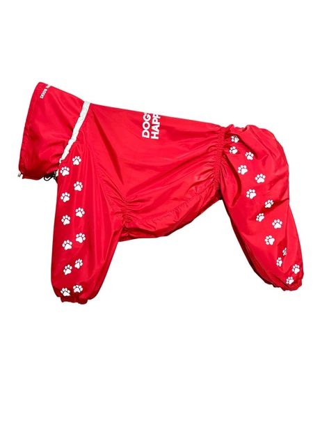 Дощовик для великих порід собак 5XL 61-62cm Самоід Хаскі Лайка Dog's Happiness Червоний Хлопчик 0111-01/20 - изображение 5
