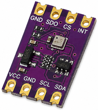 BMP580 2,0–5,5 В I2C/SPI — цифровой датчик атмосферного давления и высоты - изображение 2