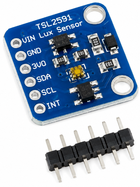Датчик освещенности TSL2591 3.3V 5V, цифровой сенсор уровня освещения для Arduino - изображение 3
