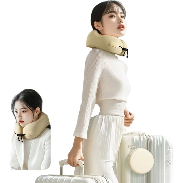 Подушка для шиї Mi Xiaoshu, U-подібна, дорожня - Фото 3 Подушка для шиї Mi Xiaoshu, U-подібна, дорожня - зображення 3