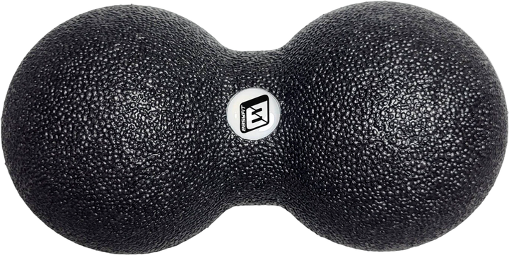 Массажный мячик двойной EasyFit DuoBall EF-2001 EPP 16х8 см мяч для массажа и МФР массажер для спины, ног, рук, шеи и стоп Черный (56000745) - Фото 1 Массажный мячик двойной EasyFit DuoBall EF-2001 EPP 16х8 см мяч для массажа и МФР массажер для спины, ног, рук, шеи и стоп Черный (56000745) - изображение 1