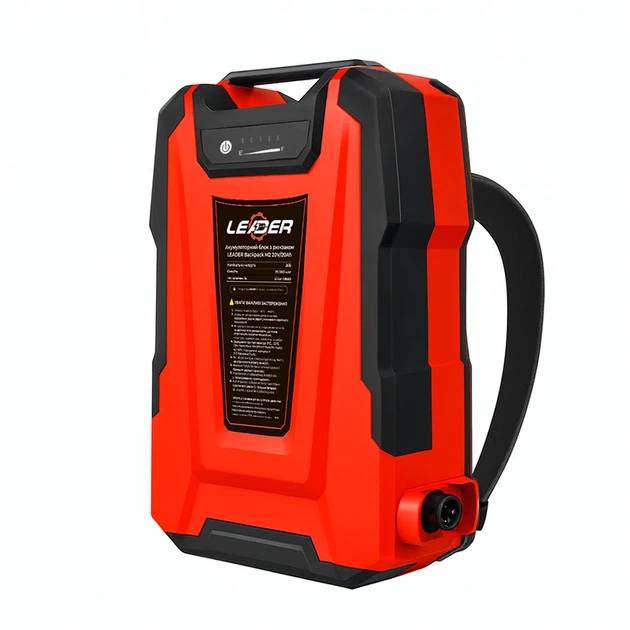 Аккумуляторный блок с рюкзаком LEADER Backpack M2 20V/20Ah (Li-ion) - изображение 5