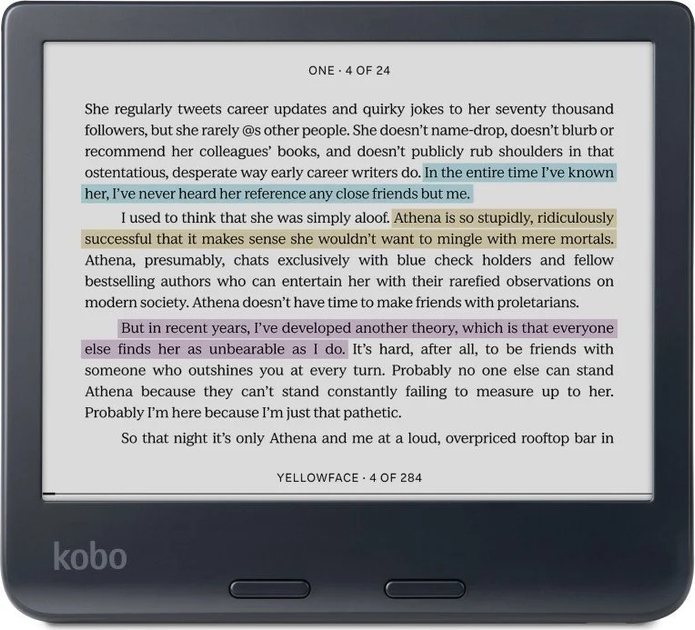 Електронна книга Kobo Libra Colour 32Gb Black - Фото 3 Електронна книга Kobo Libra Colour 32Gb Black - зображення 3