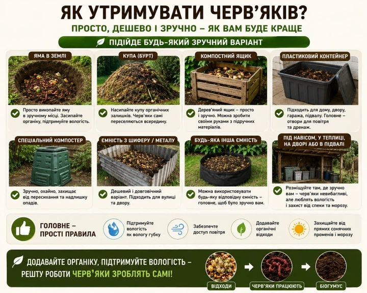 Черви для разведения старатель, черви калифорнийские 1000 шт маточное поголовье, семья червей - изображение 7