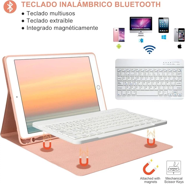Чехол клавиатура Bluetooth для планшета 10.2–10.5| с французской раскладкой AZERTY - изображение 5