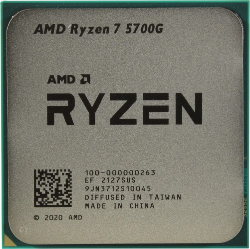 Процесор AMD Ryzen 7 5700G Socket AM4 (100-100000263MPK) - Фото 1 Процесор AMD Ryzen 7 5700G Socket AM4 (100-100000263MPK) - изображение 1