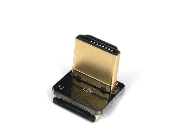 Штекер HDMI A2 под пайку угол 90 градусов разъем угловой Черный - Фото 1 Штекер HDMI A2 под пайку угол 90 градусов разъем угловой Черный - изображение 1