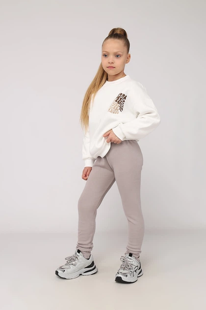 Лосини для дівчинки Lizi KIDS бежевий 122 ЦБ-00285795 - Фото 2 Лосини для дівчинки Lizi KIDS бежевий 122 ЦБ-00285795 - зображення 2