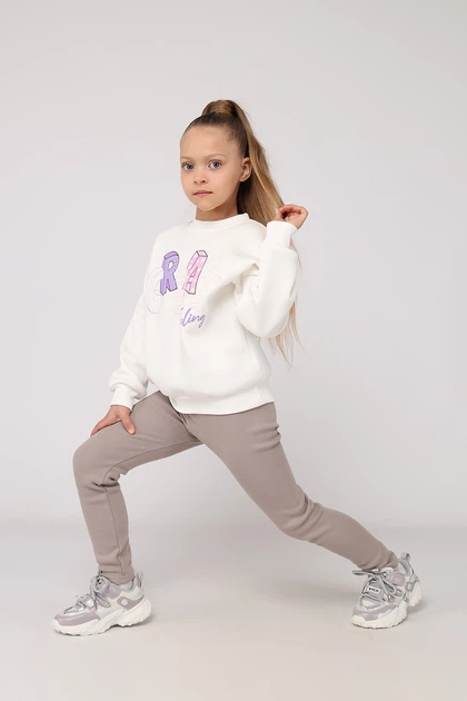 Лосини для дівчинки Lizi KIDS сірий 122 ЦБ-00285786 - Фото 2 Лосини для дівчинки Lizi KIDS сірий 122 ЦБ-00285786 - изображение 2
