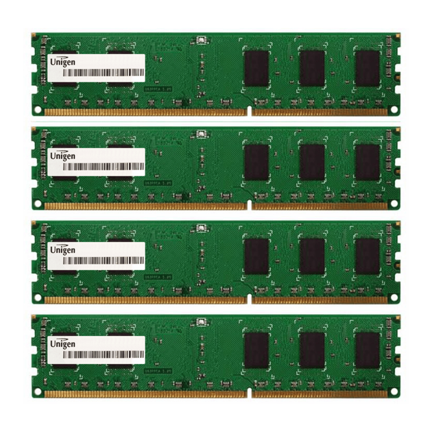 Комплект оперативної пам`яті Unigen 16 GB (4x4GB) DDR3 1600 MHz (UNIGEN-4G-1600-4X) Б/В - Фото 1 Комплект оперативної пам`яті Unigen 16 GB (4x4GB) DDR3 1600 MHz (UNIGEN-4G-1600-4X) Б/В - зображення 1