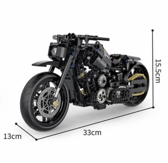 Конструктор мотоцикл Raceforge Harley Davidson черный 538 деталей - Фото 2 Конструктор мотоцикл Raceforge Harley Davidson черный 538 деталей - изображение 2