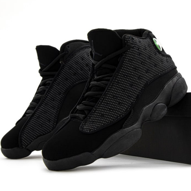 Кроссовки женские и мужские Ni Air Jord 13 Retro Black Cat / Най аир Джорд 13 черные высокие 40 - Фото 1 Кроссовки женские и мужские Ni Air Jord 13 Retro Black Cat / Най аир Джорд 13 черные высокие 40 - изображение 1