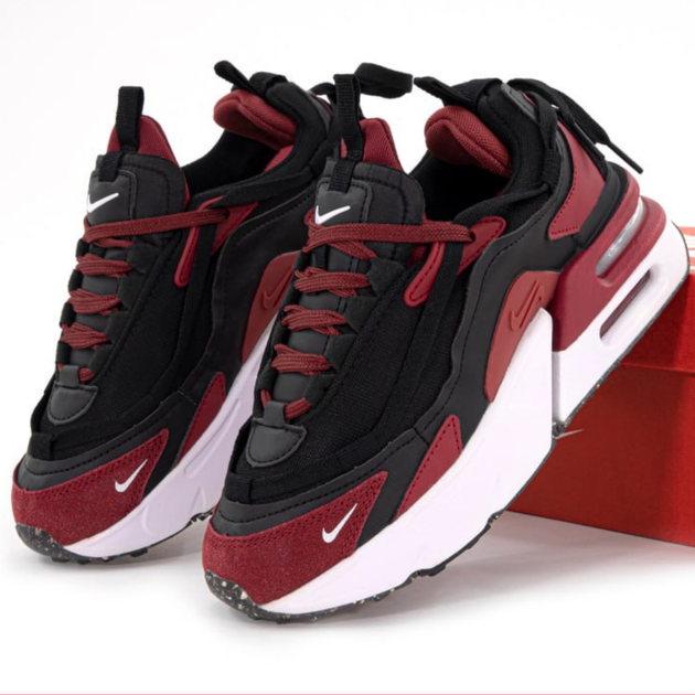 Кросівки жіночі Ni Air Max Furyosa Burgundy Black / кросівки Най аір макс фуріоса бордові з чорним 38 - Фото 1 Кросівки жіночі Ni Air Max Furyosa Burgundy Black / кросівки Най аір макс фуріоса бордові з чорним 38 - зображення 1