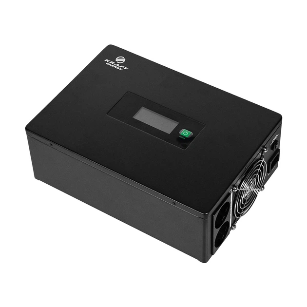 Высокочастотный инвертор 1000VA/1kW Kraft KRF-SAVR1000VA/1kW-12V под внешний аккумулятор (42-00113) - изображение 8