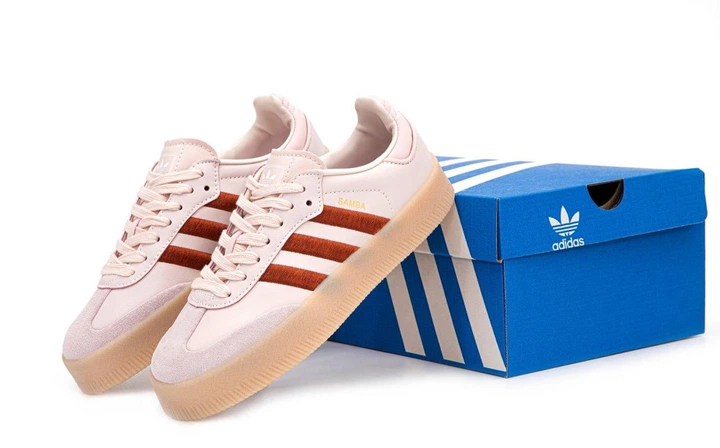 Кроссовки женские Adi Samba XLG Pink Platform / кроссовки Ади самба розовые 38 - изображение 5