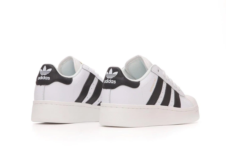 Кроссовки женские Adi Superstar 2W White Black Plarform / кеды Ади суперстар 2В платфортм белые черные 39 - изображение 4