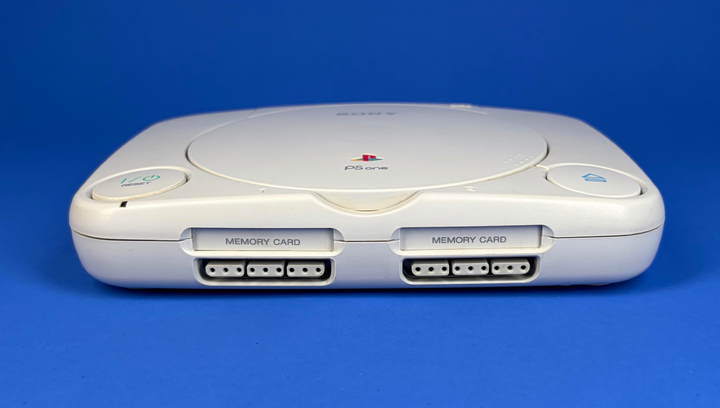Набор Консоль Sony PlayStation 1 Slim Chip White Б/У + Геймпад Проводной RMC PlayStation 2 Black - изображение 4