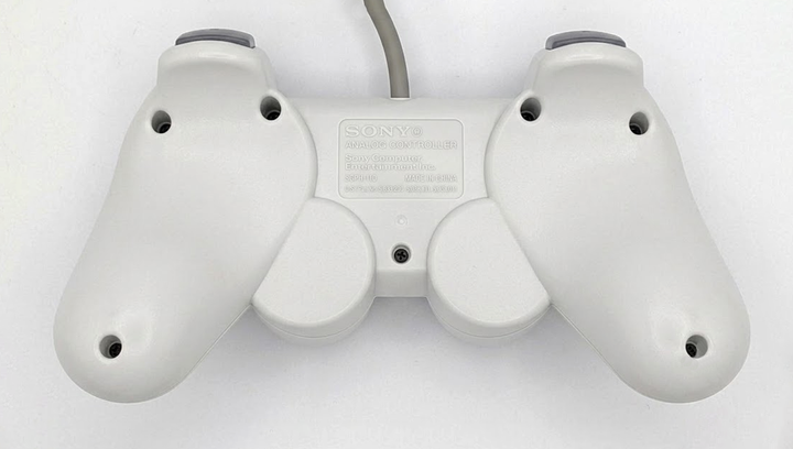 Набор Консоль Sony PlayStation 1 Slim Chip White Б/У + Геймпад Проводной DualShock - изображение 7