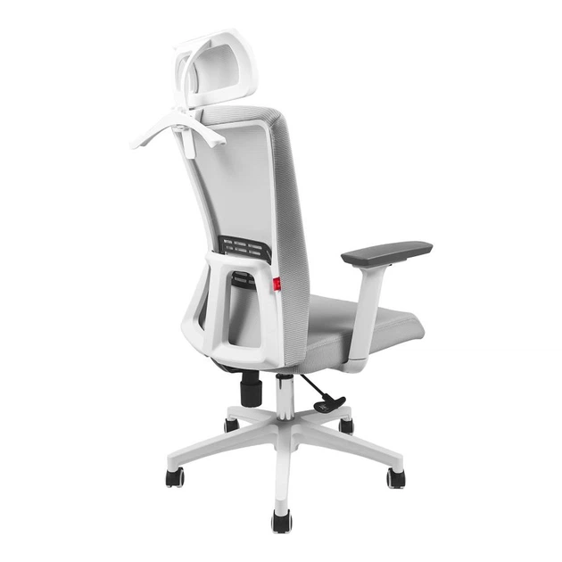 Офисное кресло Fantech OCA258SV2, эргономичное, сетчатая спинка, 3D-подлокотники, регулируемый подголовник, до 120 кг - изображение 2