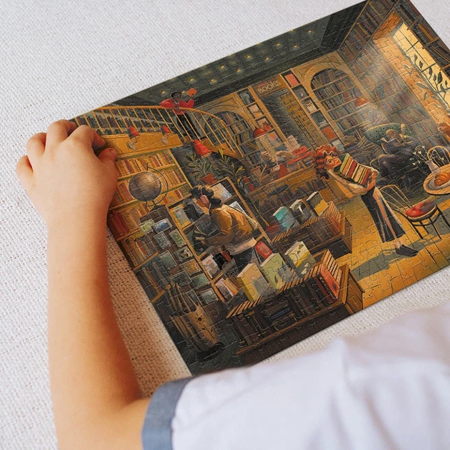 Пазл класичний "Книжковий магазин" 300602, 300 елементів - изображение 4
