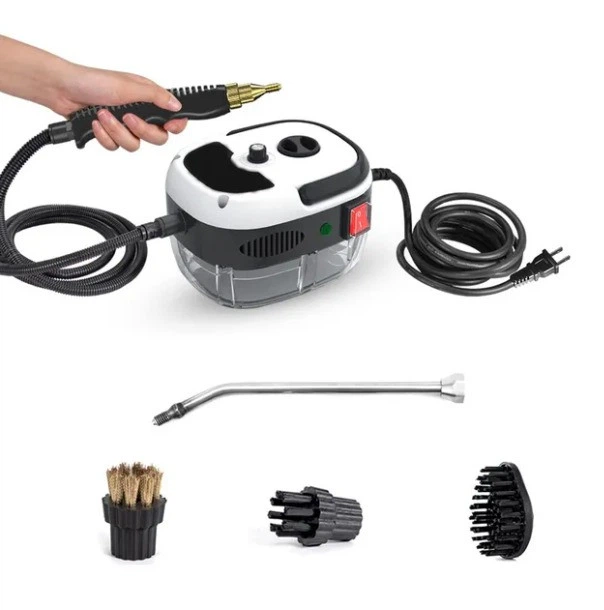 Пароочисник Steam Cleaner 2500 Вт, універсальний парогенератор, ручний відпарювач з насадками, портативний - зображення 4