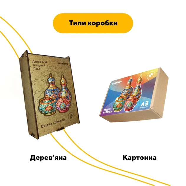 Дерев'яний фігурний пазл Східна Колекція, А5, Дерев'яна коробка 35 елементів - Фото 4 Дерев'яний фігурний пазл Східна Колекція, А5, Дерев'яна коробка 35 елементів - изображение 4