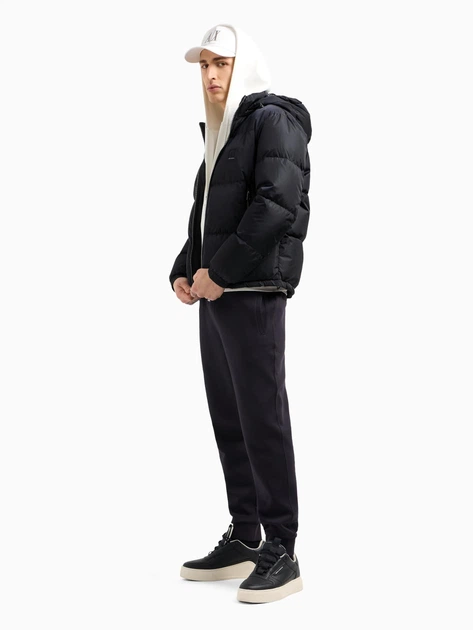 Футболка хлопковая длинная мужская Armani Exchange 904744743 XL Молочная (1161624681) - Фото 3 Футболка хлопковая длинная мужская Armani Exchange 904744743 XL Молочная (1161624681) - изображение 3
