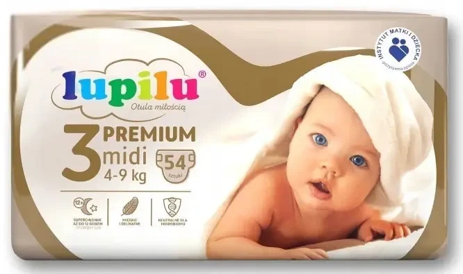 Підгузки памперси Lupilu Premium Розмір 3 (4-9 кг) 54 шт - изображение 2
