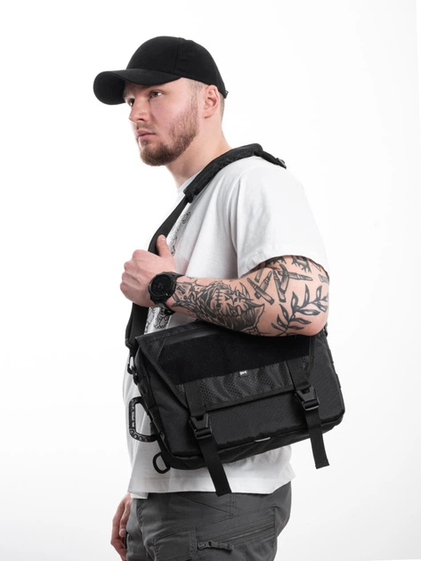 Сумка gard МЕССЕНДЖЕР FIXED BAG I черный - соты 2/24 черный 8760 - изображение 5
