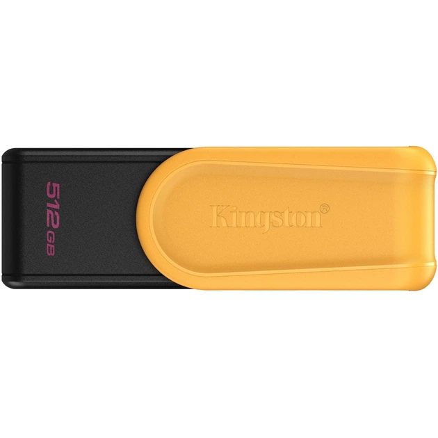 Флеш-память USB Kingston DataTraveler Exodia S 512GB USB 3.2 пластик Черно-желтый (DTXS/512GB) - изображение 3