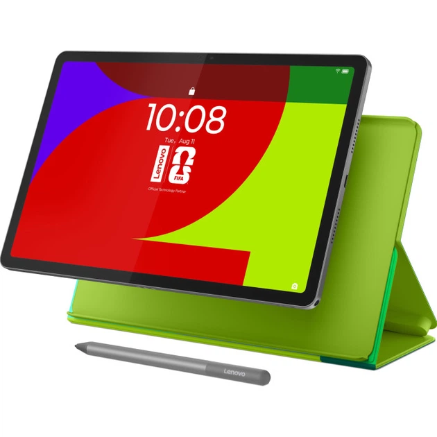 Планшет 11" Lenovo Idea Tab Wi-Fi TB336FU IPS 2.5K 90 Hz 8/128GB 7040 mAh Folio Case FIFA Edition + Pen Luna Grey (ZAFR0999UA) - зображення 2