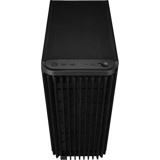Корпус для ПК Asus ProArt PA401 Mid Tower без БЖ ATX/MicroATX/Mini-ITX 3x PWM Tempered Glass Black (90DC00M0-B39020) - зображення 5