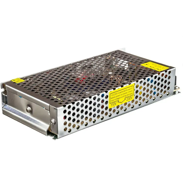 Блок питания 12V 15А METAL / Перфорированный адаптер для светодиодной ленты - изображение 4
