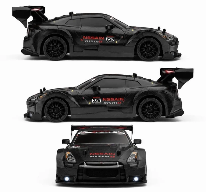 Машинка для дрифта на радиоуправлении Nissan GTR масштаб 1:24 - изображение 4