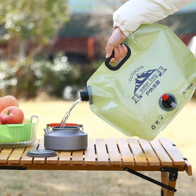 Складна ємність для води (сумка для води) Water Bag 8 л з краном - Фото 3 Складна ємність для води (сумка для води) Water Bag 8 л з краном - изображение 3