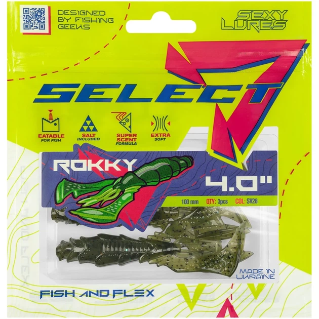 Силікон Select Rokky 4" SV28 (3 шт/уп) - Фото 2 Силікон Select Rokky 4" SV28 (3 шт/уп) - зображення 2