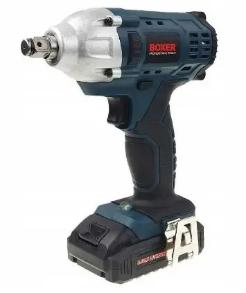 Набор аккумуляторных инструментов Boxer SR-033 3 в 1 дрель шуруповерт 24 В ударный гайковерт 250 Нм бесщеточный аккумуляторная отвертка 3,6 В комплект электроинструмента с двумя Li-Ion батареями 3 А·ч патроном 10 мм квадратом 1/2 LED подсветкой сверлами - изображение 6