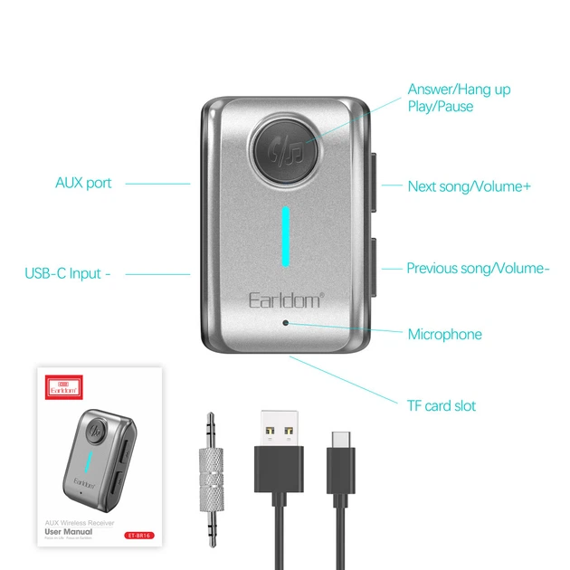 Bluetooth аудиоресивер Earldom ET-BR16 - изображение 3