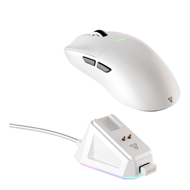 Мышь игровая беспроводная Fantech WG13 Tanto, 58 г, Pixart 3395, 26000 DPI, 1000 Гц, 100 млн кликов, док-станция, до 44 ч - изображение 3