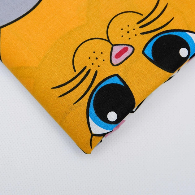 Простынь Moon&Star Kitty Dreams Бязь Gold Люкс 180х220 см (MS-860000546) - изображение 3