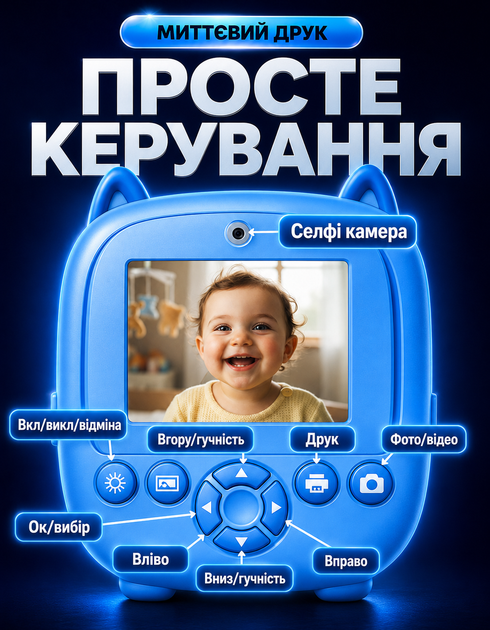 Фотоаппарат детский цифровой фотокамера для мгновенной печати с термопечатью PI-23 видеокамера фотик с минипринтером быстрой распечаткой Full HD 1080p с селфи камерой MP3 плеером экраном 2.4 USB microSD 32 Гб в комплекте аккумуляторный портативный для дет - Фото 5 Фотоаппарат детский цифровой фотокамера для мгновенной печати с термопечатью PI-23 видеокамера фотик с минипринтером быстрой распечаткой Full HD 1080p с селфи камерой MP3 плеером экраном 2.4 USB microSD 32 Гб в комплекте аккумуляторный портативный для дет - изображение 5