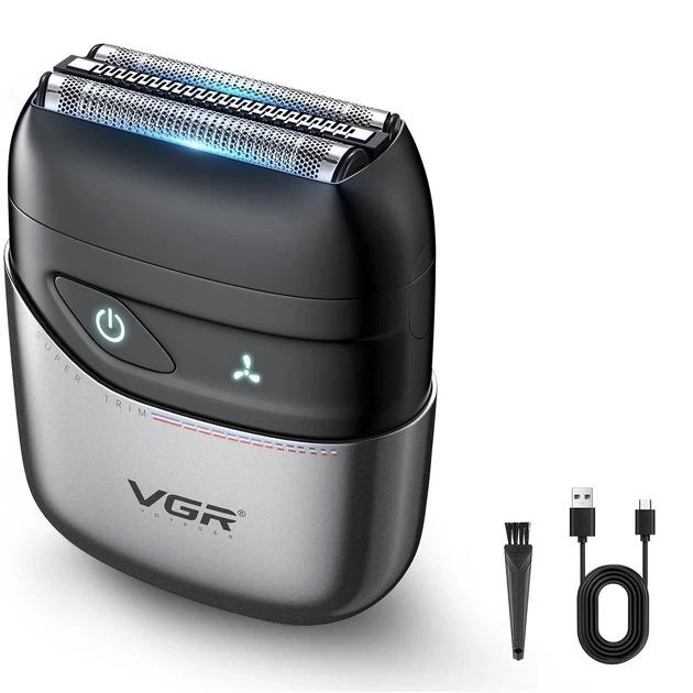Электробритва шейвер VGR V 379 двойное лезвие, триммер, водонепроницаемая IPX7 - Фото 4 Электробритва шейвер VGR V 379 двойное лезвие, триммер, водонепроницаемая IPX7 - изображение 4