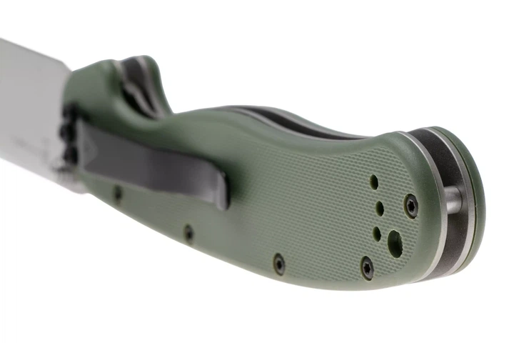 Ніж складаний Ontario Knife RAT I Linerlock, лезо Plain Satin AUS-8, руківя OD Green GFN, Тайвань, ON8848OD - Фото 5 Ніж складаний Ontario Knife RAT I Linerlock, лезо Plain Satin AUS-8, руківя OD Green GFN, Тайвань, ON8848OD - зображення 5