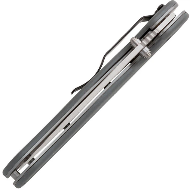 Ніж складаний Ontario Knife RAT I Linerlock, лезо Plain Satin AUS-8, руківя Grey GFN, Тайвань, ON8848GY - Фото 9 Ніж складаний Ontario Knife RAT I Linerlock, лезо Plain Satin AUS-8, руківя Grey GFN, Тайвань, ON8848GY - зображення 9